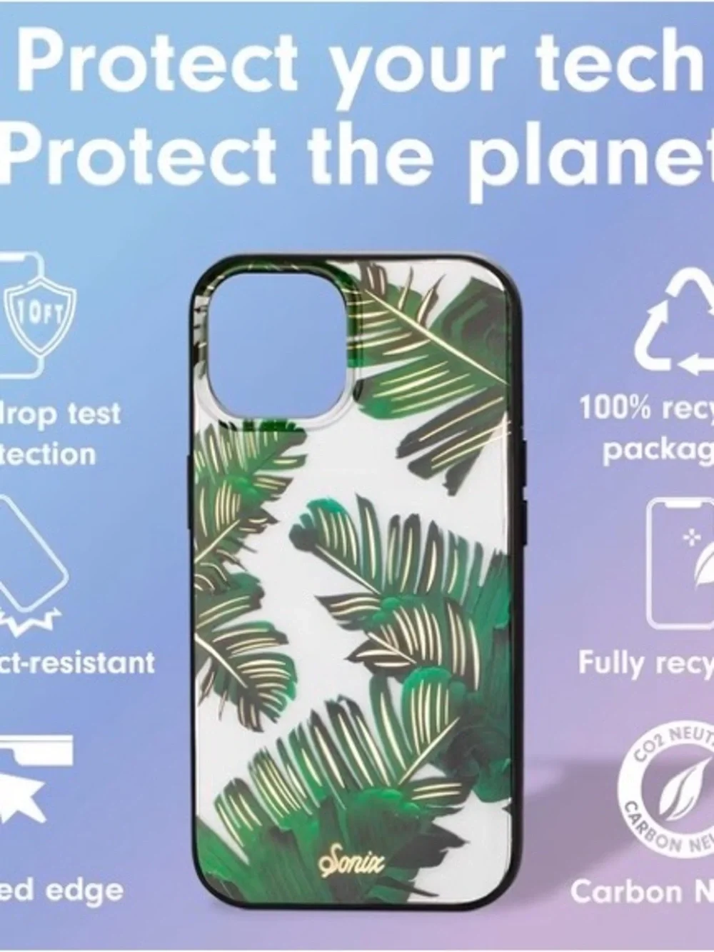 NEW Sonix Bahama palm leaf case iPhone 14 Pro Max.